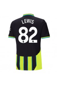 Manchester City Rico Lewis #82 Fotballdrakt Borte Klær 2024-25 Korte ermer